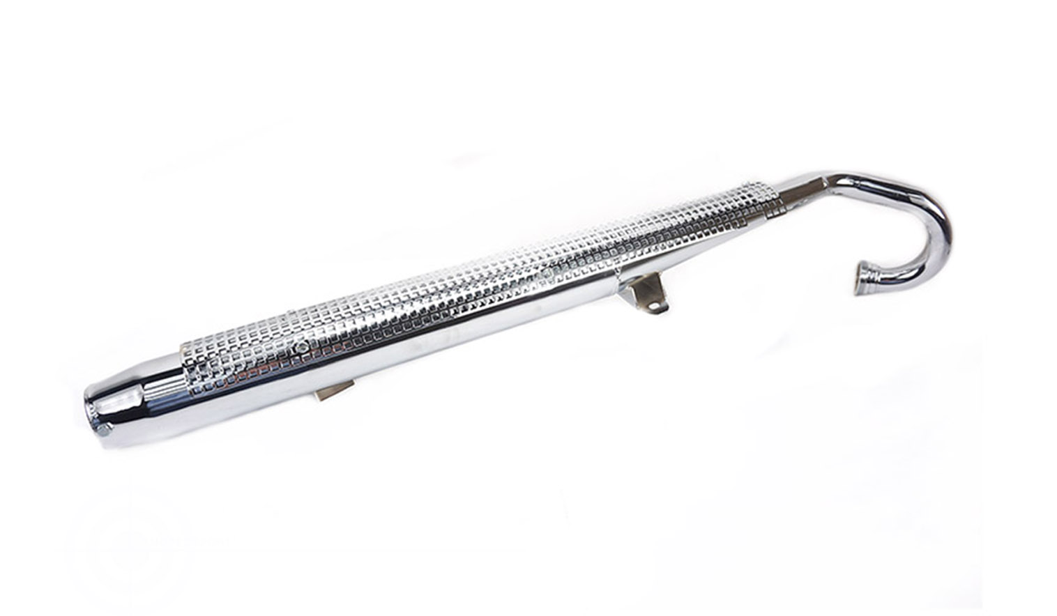 Bromfiets 517 Cross Fluister Uitlaat Ks50 517-22.909 Met Rooster 36mm
