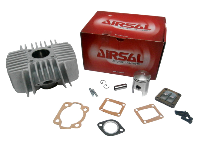 Airsal Sport cilinderkit 38mm 50cc met zuiger voor Tomos A35 brommer