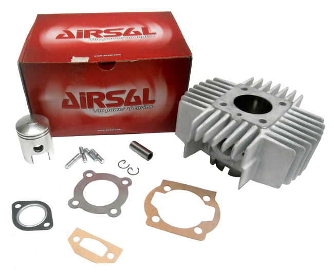 Airsal cilinderset 38mm 50cc Nieuw Model voor Puch Maxi