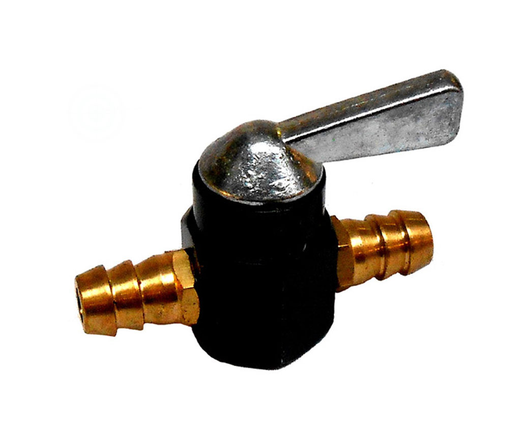 Universele inline benzinekraan 8mm voor brommer en scooter