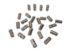 Universal skruenippel 6x9mm til knallert- og scooterkabler, sæt med 25 stk.