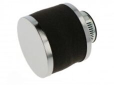 Universeel bromfiets scooter Athena powerfilter/luchtfilter spons 30mm recht zwart Athena