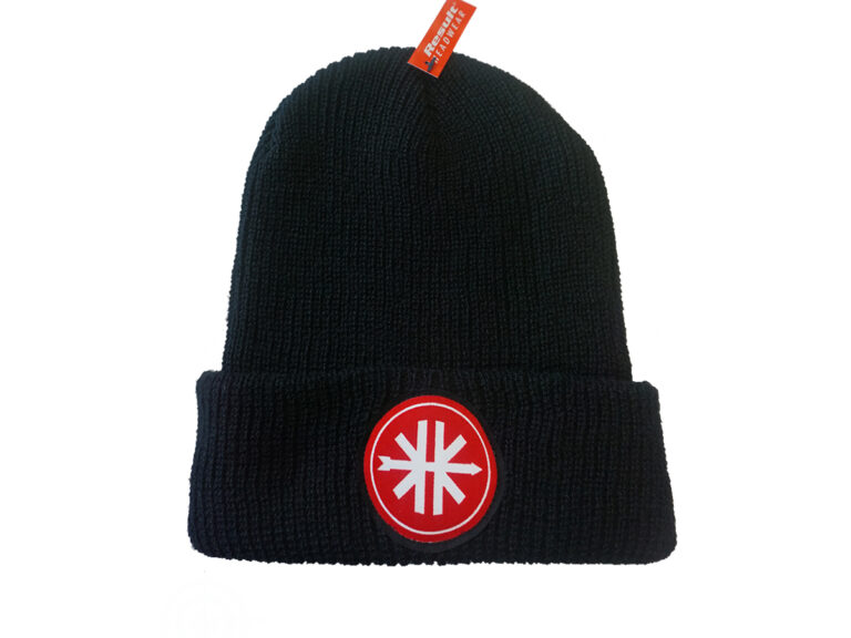 Kreidler Zwarte Muts Met Luxe Logo Rood Kreidler Warm A-kwaliteit