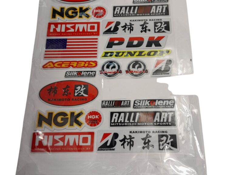 UNIVERSEEL BROMFIETS WERKPLAATS SCOOTER Stickerset 18.5 x 26.5CM Motor