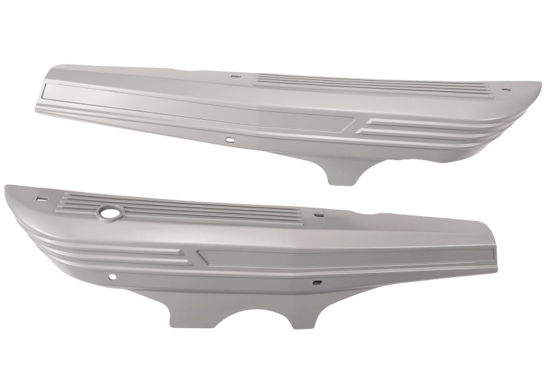 Sachs M2 M3 M4 M5 Prima Set Motorschermen / Zijschermen Zilver Grijs - M2 M3 M4 M5 Hercules Prima