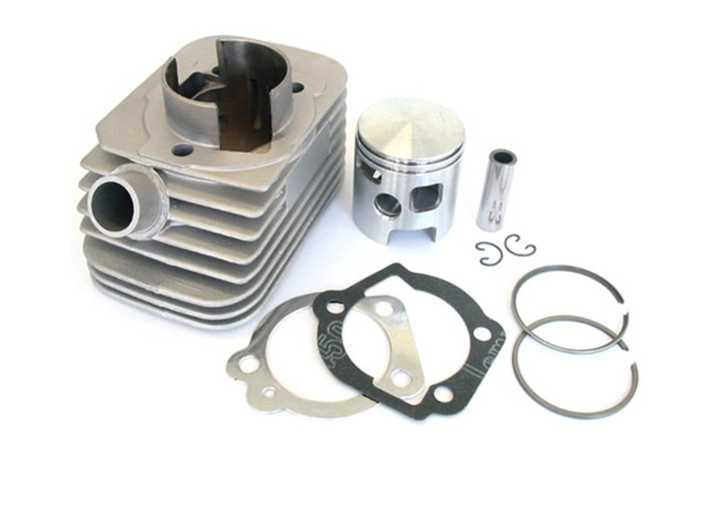 VESPA CIAO/SI/CITTA Cilinder +Zgr 43.0mm 10mm pen alum. 8 poort Athena Piaggio Vespa Bromfiets 064900 60cc *race use only*