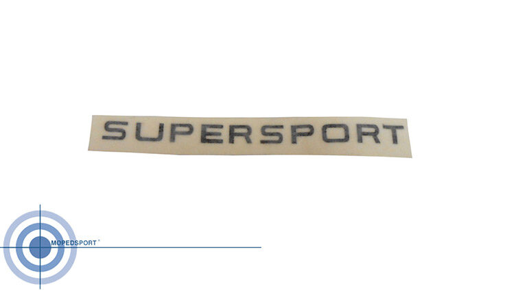 Zwarte Super Sport reproductiesticker voor Zündapp KS 50 type 517