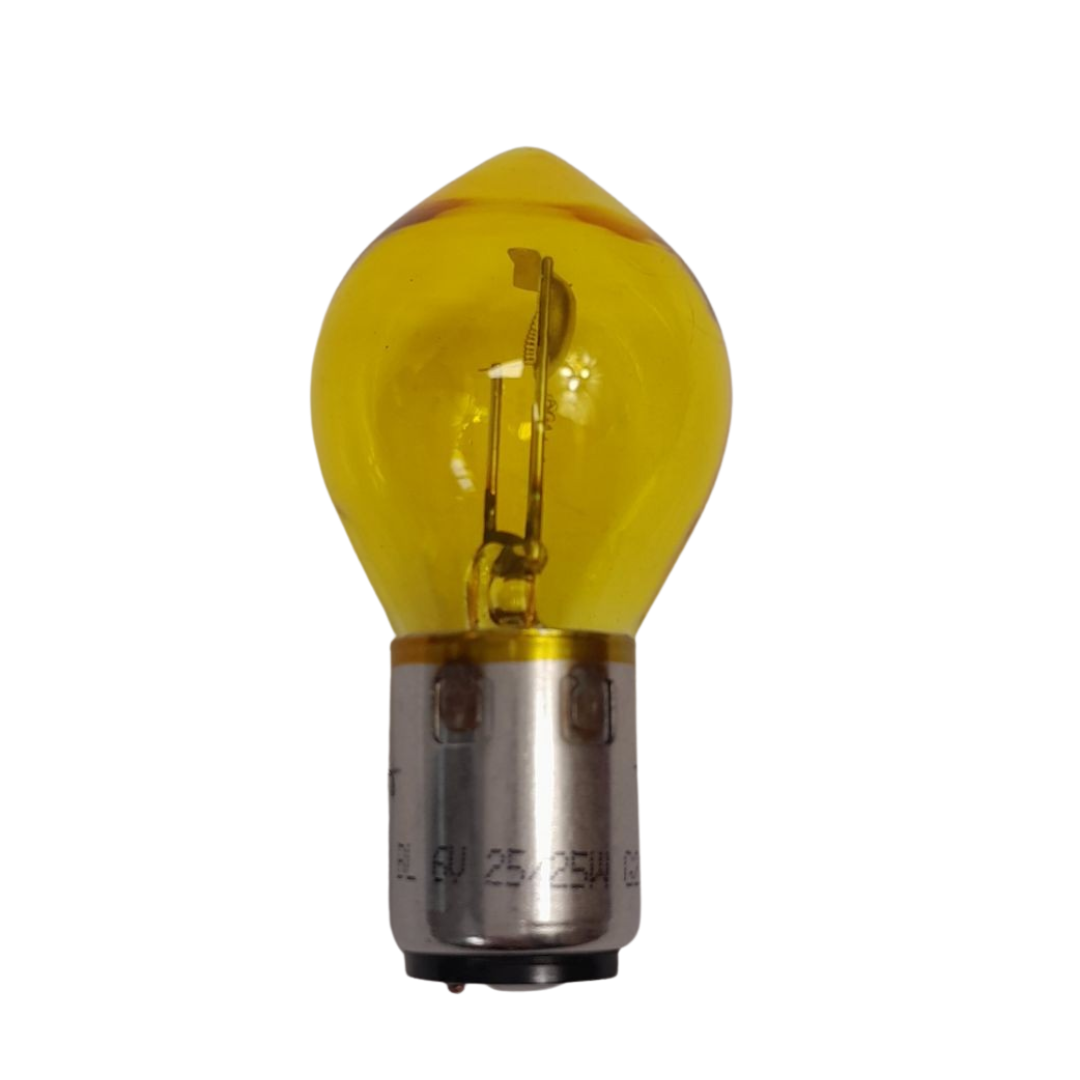 Universeel Bromfiets Kreidler Lamp Geel 6v 25/25w Ba20d Verkoop Per Stuk