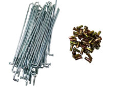 Spaakset met goudkleurige nippels voor 16 inch achterwiel Honda MT