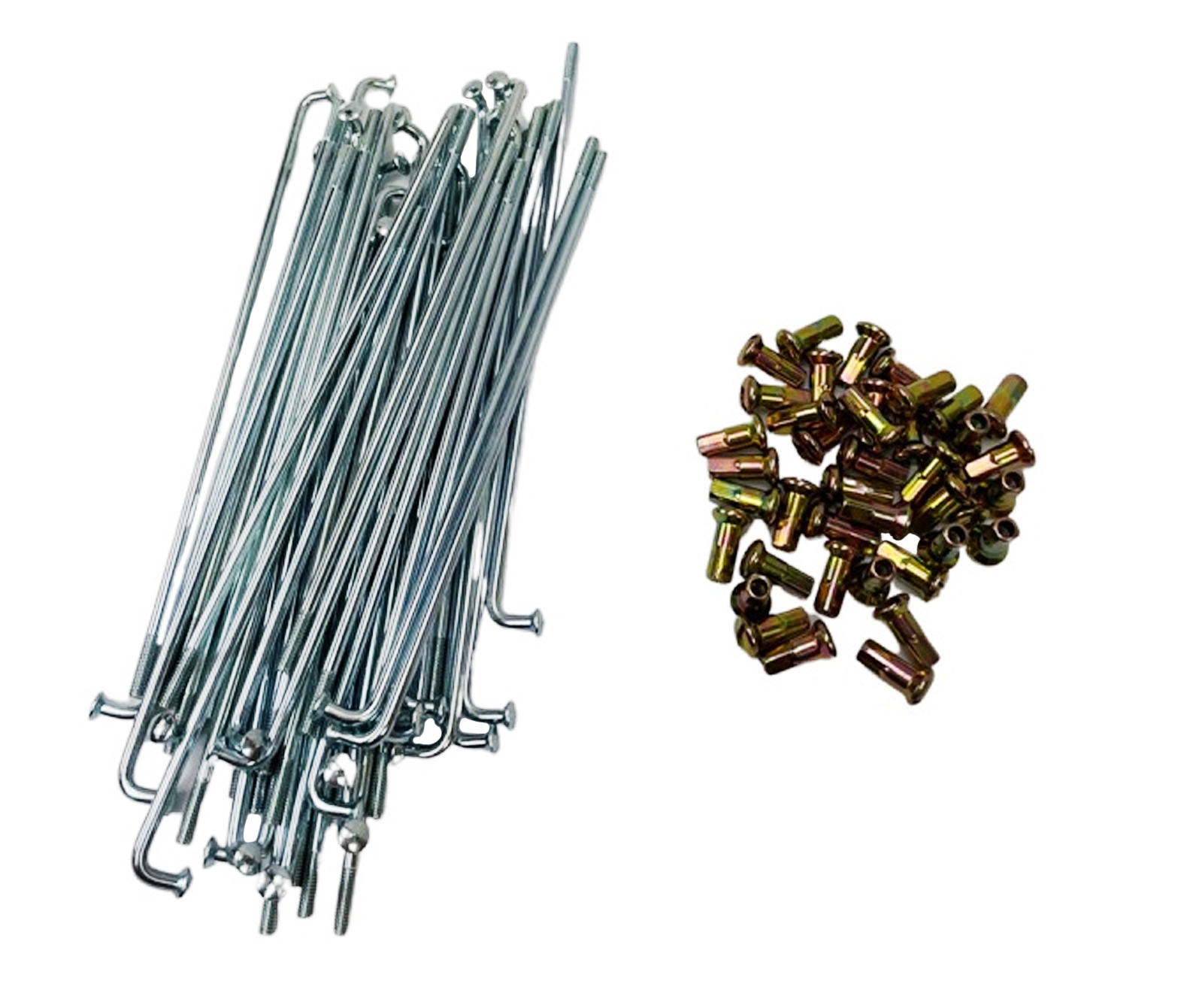 Spaakset met goudkleurige nippels voor 16 inch achterwiel Honda MT