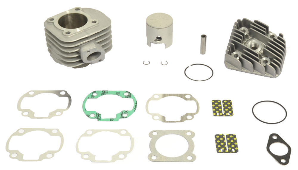 Athena Racing 70cc cilinderkit 47.6mm voor Minarelli horizontaal luchtgekoeld