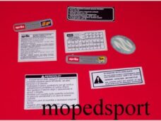 Aprilia Transferset Www 2000 Techniek 8267190 Frame Delen Stickerset