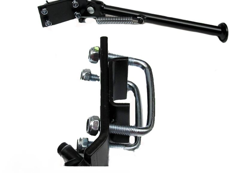 Tomos /Flexer Quadro zijstandaard/jiffystand zwart standaard frame