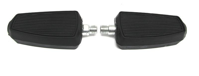 Universeel/kreidler/bromfiets/puch Pedalen / Pedaal Set Union Bsa Vol Rubber Puch Maxi Tomos 9/16 442-11.901 - Origineel Union - Draadmaat: M14 - Lengte Van Het Pedaal Ca. 115mm (zonder Schroefdraad) - Lengte Van De Draad Ca. 12mm