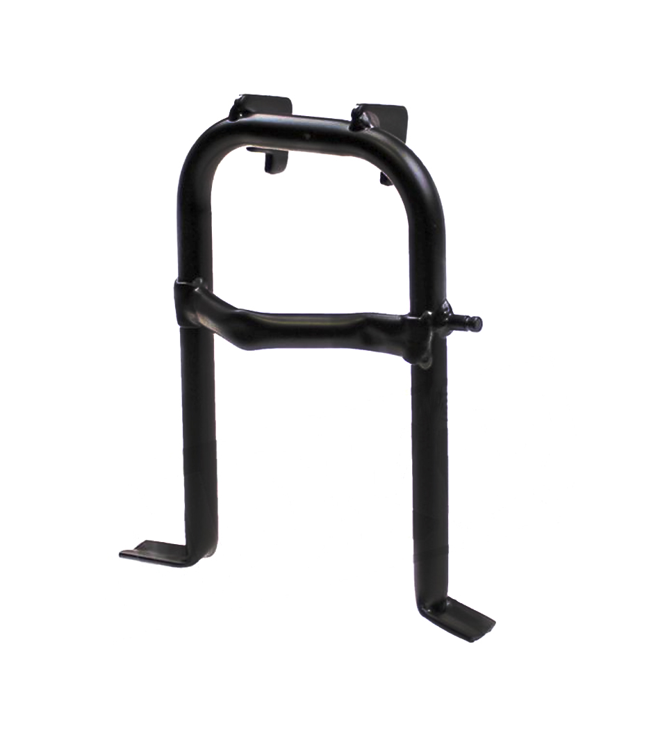 Lange middenstandaard 24cm zwart voor Puch Maxi S en Rider Macho