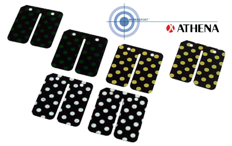 ATHENA MINARELLI Membraanplaatjes carbon motor horizontaal APRILIA YAMAHA MALAGUTI