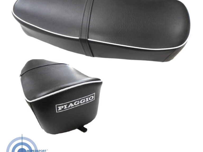 Buddyseat duozadel voor Piaggio Vespa Ape 50 driewieler
