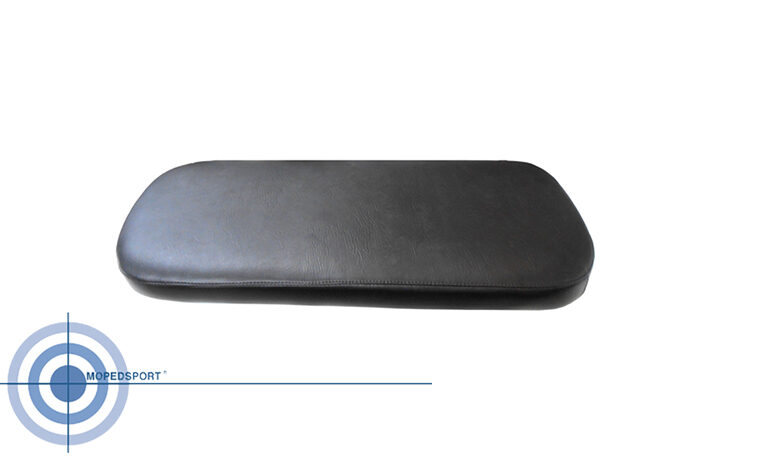 Zwart buddyseat duozadel voor Vespa 50 scooter