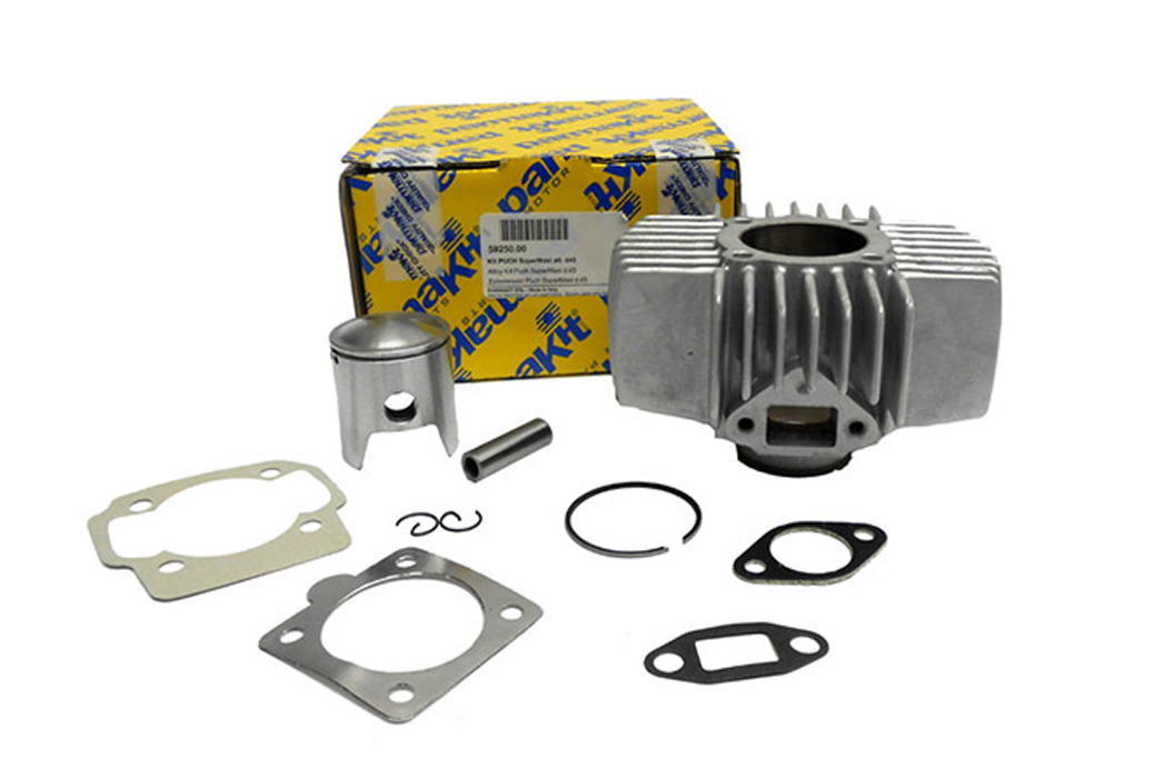 Parmakit 70cc aluminium cilinderkit 45mm voor Puch Maxi race