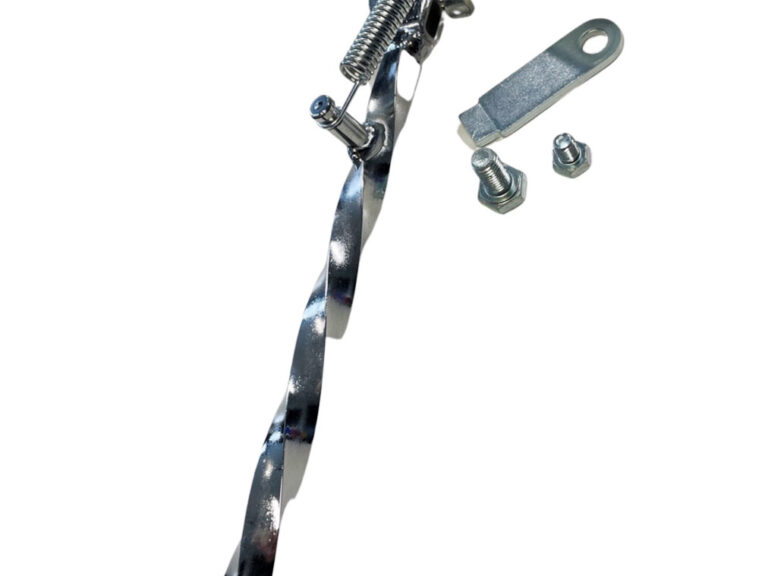 UNIVERSEEL CHOPPER PUCH BROMFIETS Zijstandaard/Jiffystand gedraaid 40cm VESPA PEUGEOT
