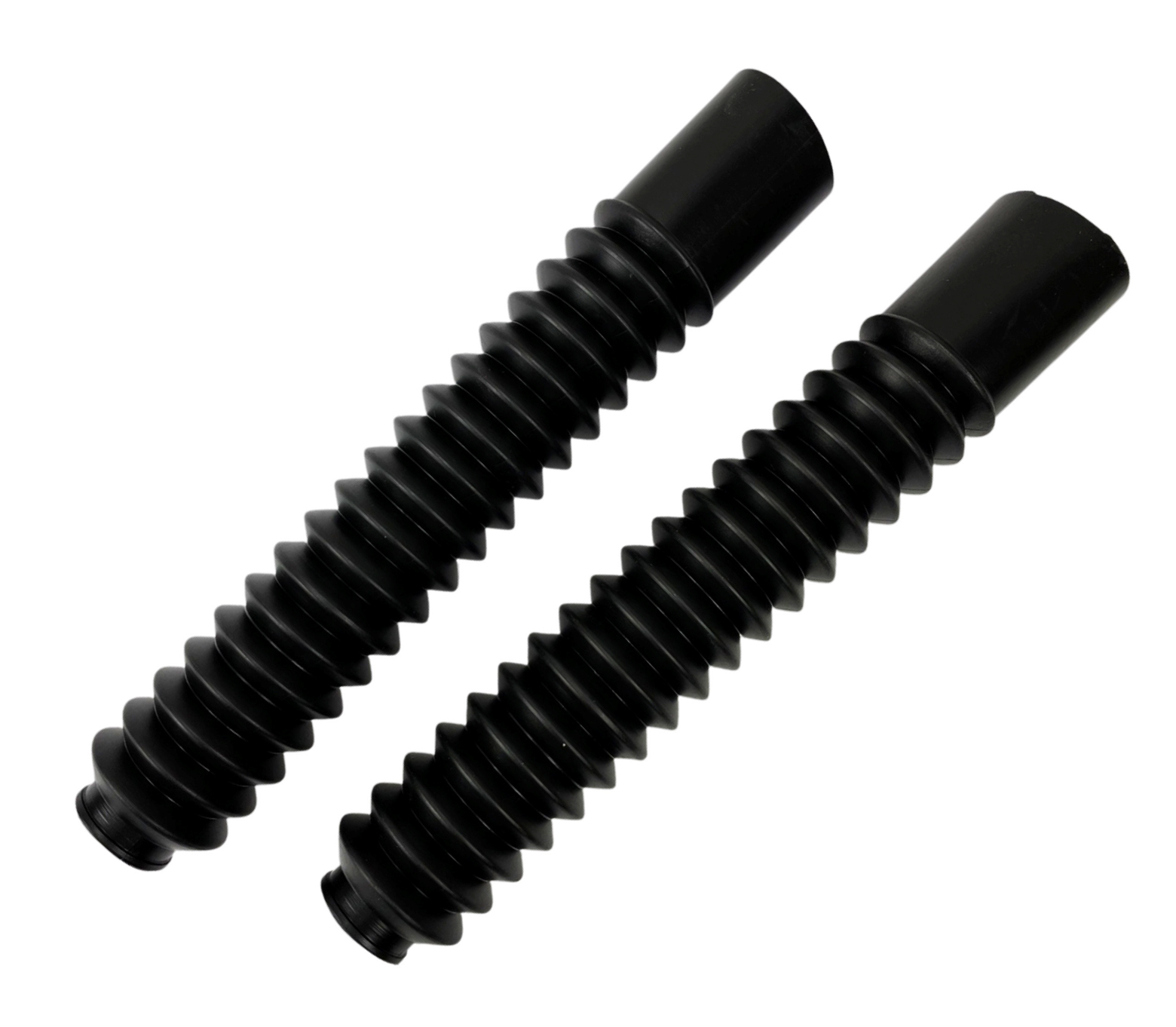 Zwarte voorvork rubber set 34,5cm voor Honda MB en MT brommer