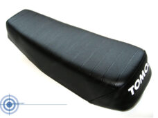 Zwart buddyseat duozadel voor Tomos A3 en A35 brommer