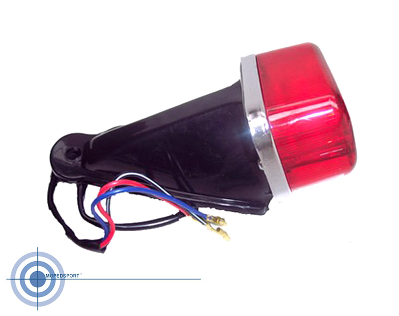 Universeel Bromfiets Honda Achterlicht Zwart Trial Yamaha Fs1 Enduro 1g4-84500-20