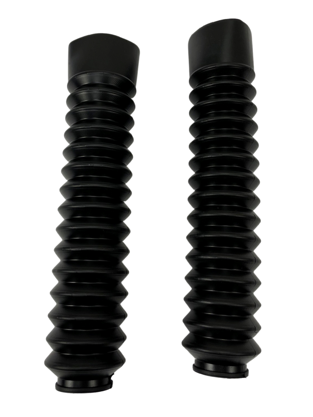 Zwarte voorvorkrubber set 260mm voor Honda MT MTX en Yamaha DT