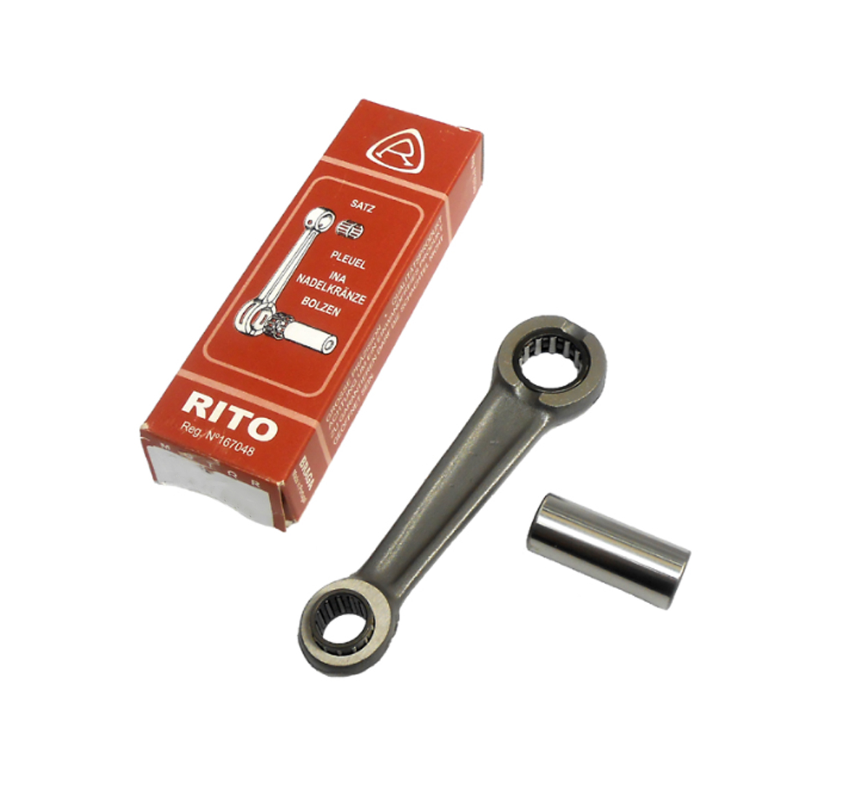 Rito drijfstangset 12x15x15 voor 5-versnellingen brommermotor krukas