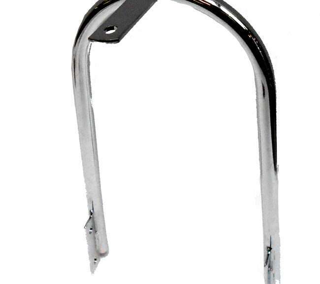 Puch Maxi Stabilisatorbeugel/spatbordbeugel Model S Chroom /stabilisatorstang Voorvork