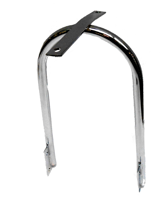 Puch Maxi Stabilisatorbeugel/spatbordbeugel Model S Chroom /stabilisatorstang Voorvork