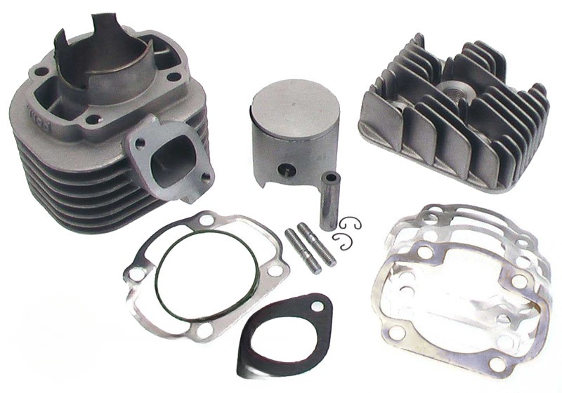 Sachs Rs 504/503 Cilinder + Zuiger 38mm 50cc - Lange Slag - 14mm Zuigerpen - Parmakit 64260.00 3 + 4 Versnellingen