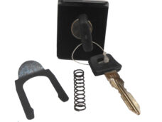 Zwart slot voor gereedschapsbakje Vespa PX PE T5