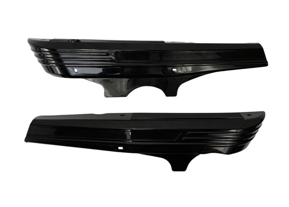 SACHS / HERCULES M2 M3 M4 M5 PRIMA 5 Set zijschermen / motorschermen / zijkappen zwart Sachs / Hercules Prima 5