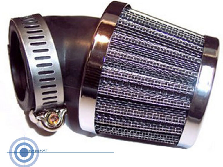 UNIVERSEEL PUCH MAXI Powerfilter/luchtfilter 45 gr. 28mm zwart/ chroom