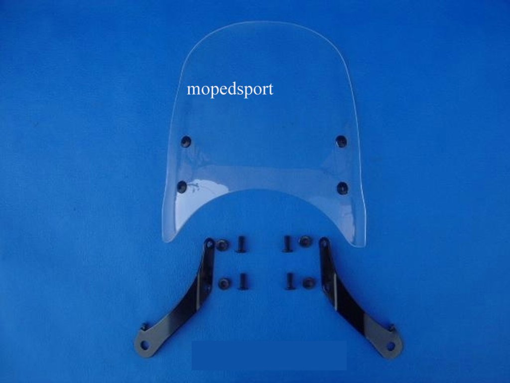 Universeel scooter windscherm laag