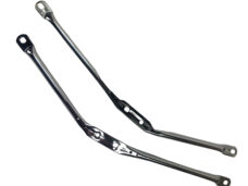 Bromfiets 529 530 Spatbordstang / Spatbordbeugel Set 2 Stuks Mod. 1979/80 Voorspatbord,beugelset  529-19.109 &  529-19.110