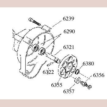 Aprilia Waterpomp Bout Vliegwiel Sr50 2000/ditech 3laa000102 Motordelen