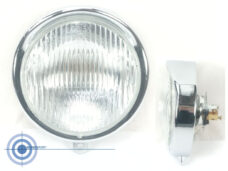 Puch Maxi Koplamprand + Koplamp + Glas Compleet Voor Ei-model Rond Buitenmaat 105mm Binnenmaat 98mm Voor Puch Maxi
