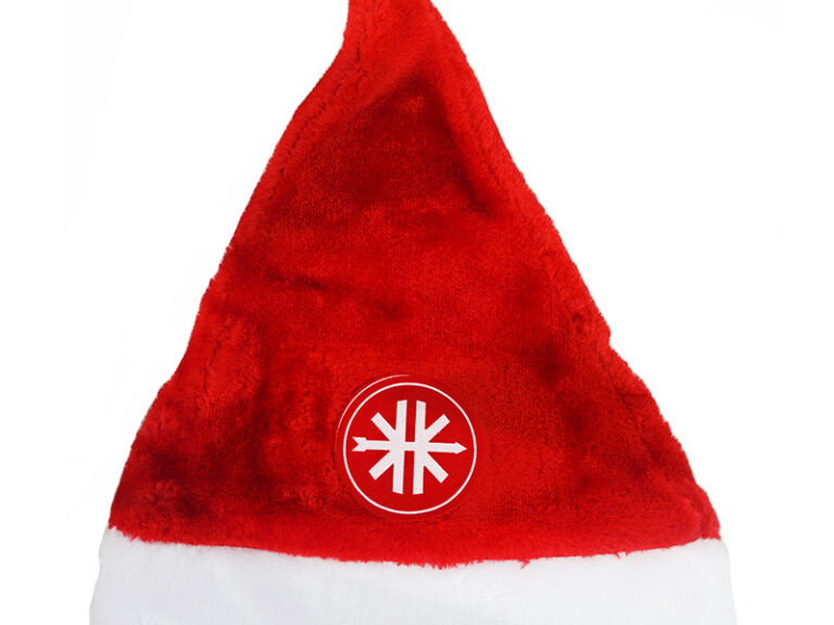 Chapéu de Natal de pelúcia Kreidler Universal Moped com logotipo Kreidler Chapéu de Natal Enquanto durarem os estoques