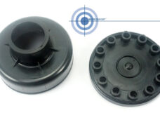Bromfiets Famel Rubber Luchtfilter 5 V. Model Mikuni