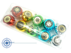 Kreidler Kerstballen Met Logo - Diverse Kleuren Set 10x In Verpakking Onbreekbaar