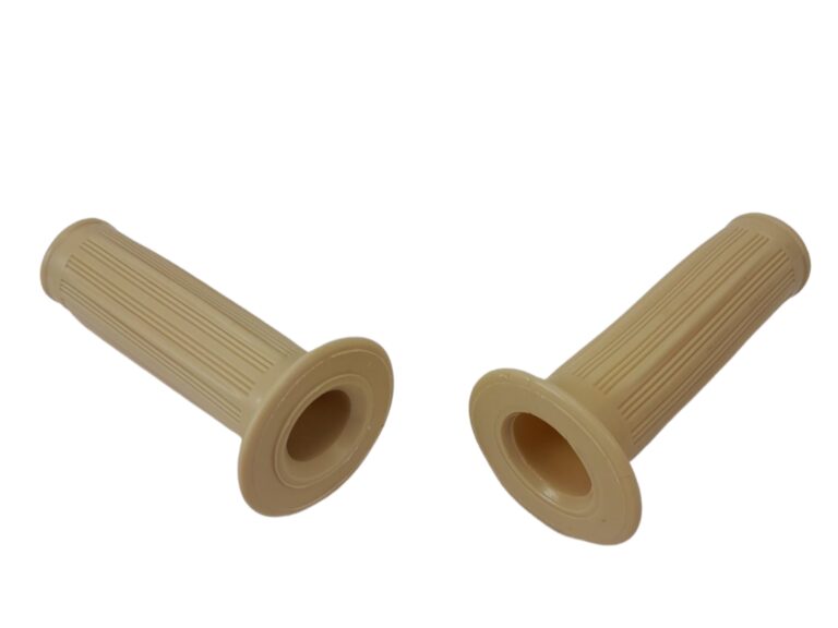 Bromfiets Bromfiets Sachs Kreidler Handvat Set Rubber Creme 22/24 Stuur Universeel *in Prijs Verlaagd* 05.12.45 510-17.912
