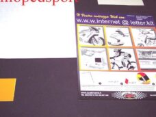 Universeel Sticker / Letterset @mail /alfabet Wit Reclame Bestickering