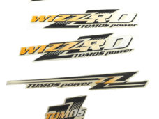 Stickerset transfer voor Tomos Classic en Wizzard brommer