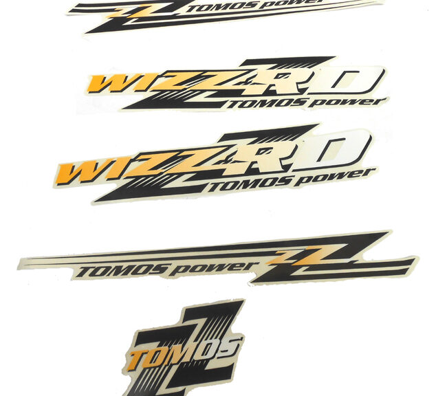 Stickerset transfer voor Tomos Classic en Wizzard brommer