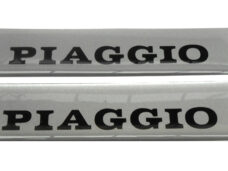 Piaggio 3D embleem sticker lang model set van 2 voor Vespa