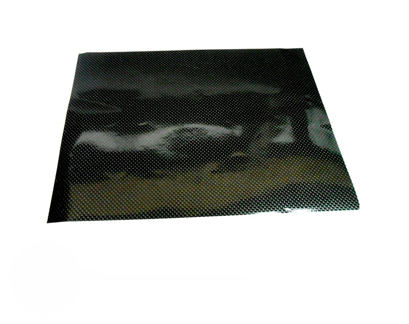 Grijze carbon-look stickervel 25x35cm voor scooter brommer frame