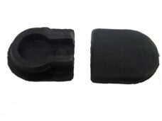 Bromfiets 284 Afsluitkap Afdekkap Links Km Rubber 284-01.100 Blokrubber Doorvoer