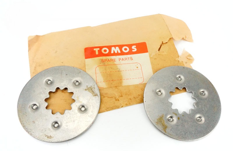 Tomos 2l 3l koppeling tussenplaat origineel -per stuk *